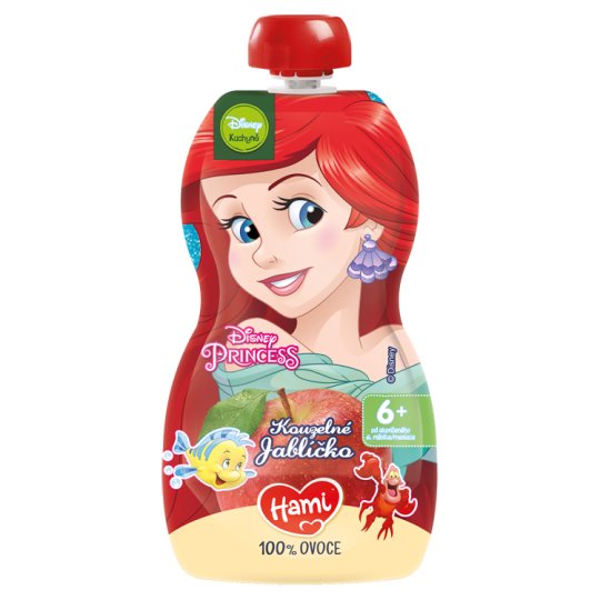 Hami Disney Princess ovocná kapsička Jablíčko 110g, 9+