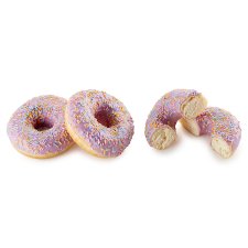 Tesco Purple Donut with Colorful Sprinkles 56g