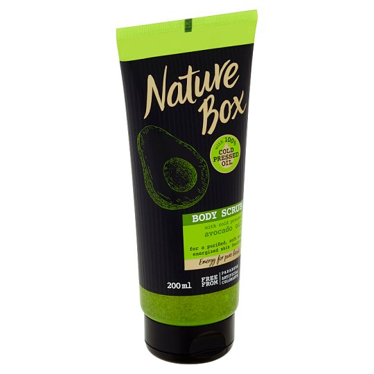 Nature Box tělový peeling Avocado Oil 200ml