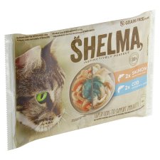 Shelma Bezobilné dušené filetky 4 x 85g