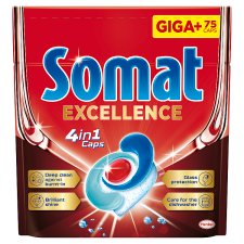 Somat Excellence 4in1 Caps Automatic Dishwasher Capsules 75 pcs 1425g