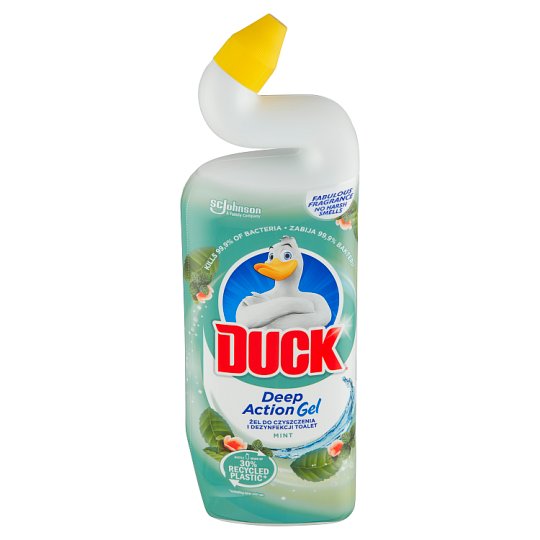 Duck Deep Action Gel Mint čisticí a dezinfekční přípravek na WC mísu 750ml