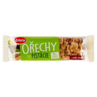 Emco Tyčinka ořechy a pistácie 35g