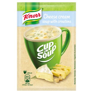 Knorr Cup a Soup Sýrová instantní polévka s krutony 22g