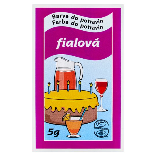 Barva do potravin Fialová 5g (Aroco)