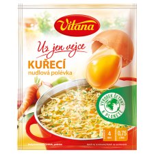Vitana Už jen vejce Kuřecí nudlová polévka 38g