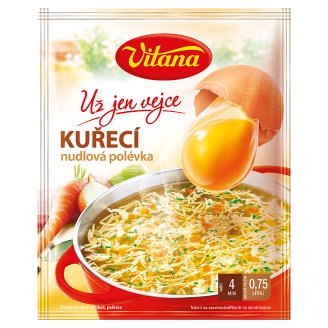 Vitana Už jen vejce Kuřecí nudlová polévka 38g
