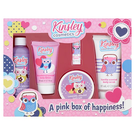 Kinsley Cosmetics Pink box koupelová sada