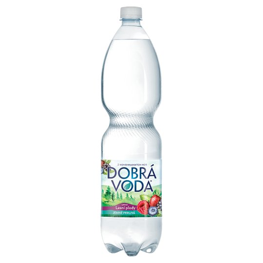 Dobrá voda Jemně perlivá s příchutí lesní plody 1,5l