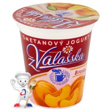 Mlékárna Valašské Meziříčí Smetanový jogurt z Valašska broskev 150g