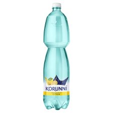 Korunní Gently Carbonated with Lemon Flavor 1.5L
