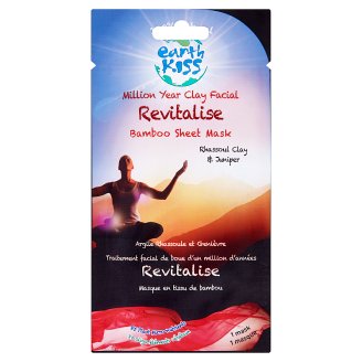 Earth Kiss Revitalizační maska na bambusovém ubrousku