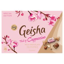 Май фазер сан. Fazer Geisha Cappuccino шоколад. Fazer Geisha конфеты 150гр. Конфеты гейша ассортимент. Шоколад фирмы Фазер гейша.