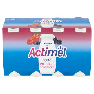 Danone Actimel Jogurtové mléko s lesními plody 8 x 100g