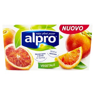 Alpro Fermentovaný sójový výrobek s červeným pomerančem 2 x 125g
