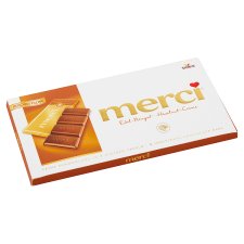 merci Milk Chocolate Filled with Hazelnut Cream 112g