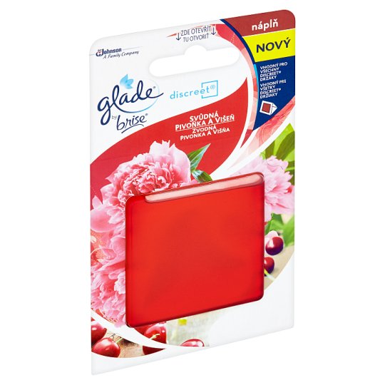 Glade by Brise Discreet svůdná pivoňka a višeň náplň 8g