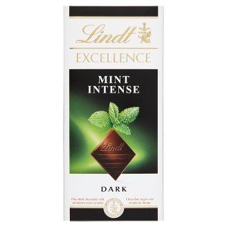 Lindt Excellence Hořká čokoláda s příchutí máty 100g