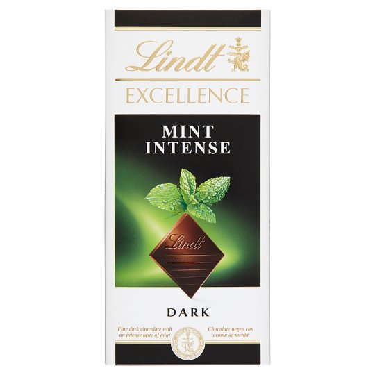 Lindt Excellence Hořká čokoláda s příchutí máty 100g