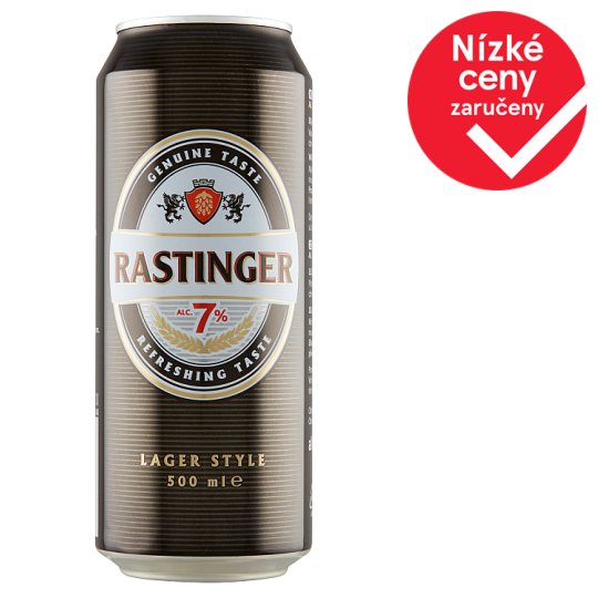 Rastinger Pivo světlý ležák 500ml