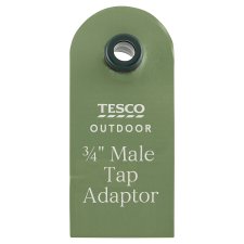 Tesco Outdoor Male Tap Adaptor 3/4" 19 mm