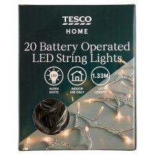 Tesco Home 20 Battery Operated LED String Lights