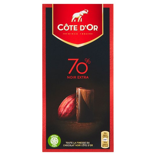 Côte d'Or Hořká čokoláda vysoké jakosti 70% 100g