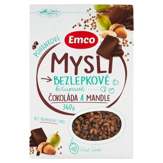 Emco Mysli na Zdraví Pohankové čokoláda a mandle 340g