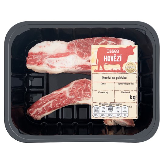 Tesco Hovězí na polévku 0,600kg