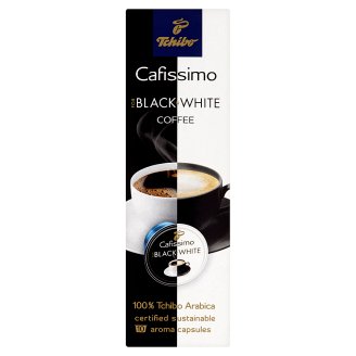 Tchibo Cafissimo For Black´n White pražená mletá káva 10 x 7,5g
