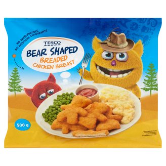 Tesco Tvarované kousky z kuřecího masa obalované předsmažené 500g