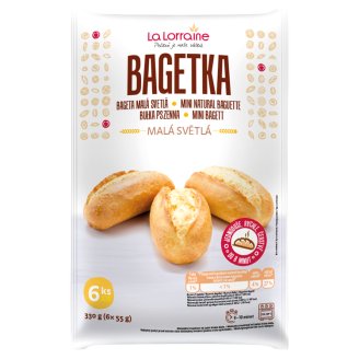 La Lorraine Bagetka malá světlá 6 x 55g