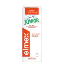 elmex® Junior ústní voda pro děti ve věku 6-12 let 400ml