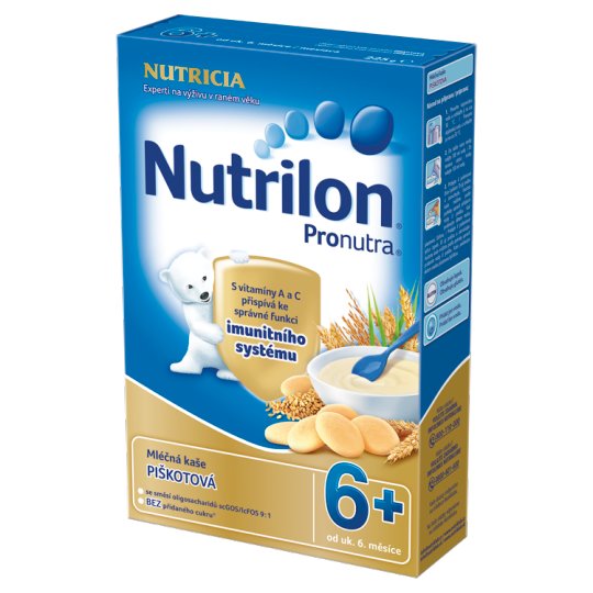 Nutrilon Pronutra dětská mléčná kaše piškotová od uk. 6. měsíce 225g