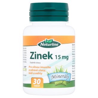 Naturline Zinek 15 mg 30 tablet
