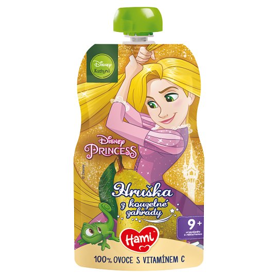Hami Disney Princess ovocná kapsička Hruška 110g, 9+