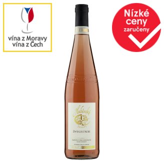 Habánské Sklepy Zweigeltrebe jakostní víno odrůdové suché růžové 0,75l