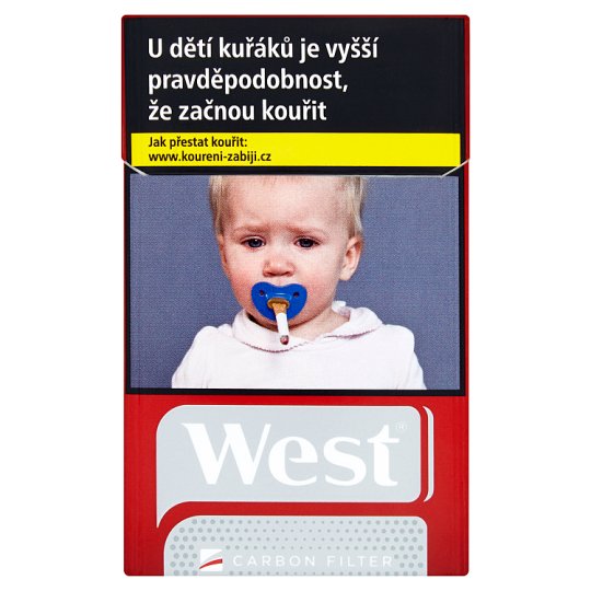 West Cigarety s carbon filtrem 20 ks