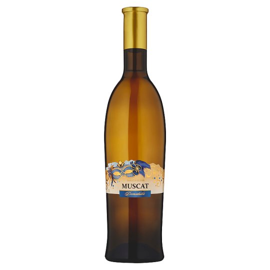 Muscat Demidulce odrůdové bílé polosladké víno 0,75l