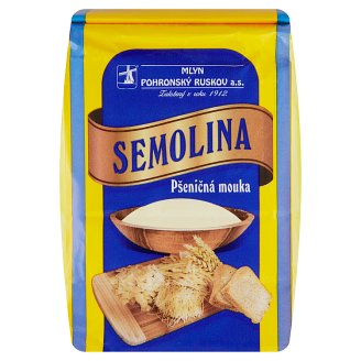 Mlyn Pohronský Ruskov Pšeničná semolinová mouka 900g