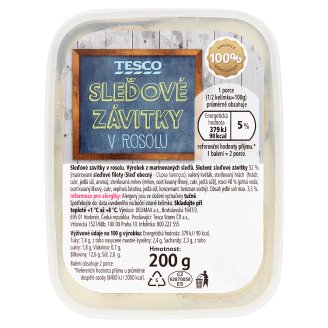 Tesco Sleďové závitky v rosolu 200g
