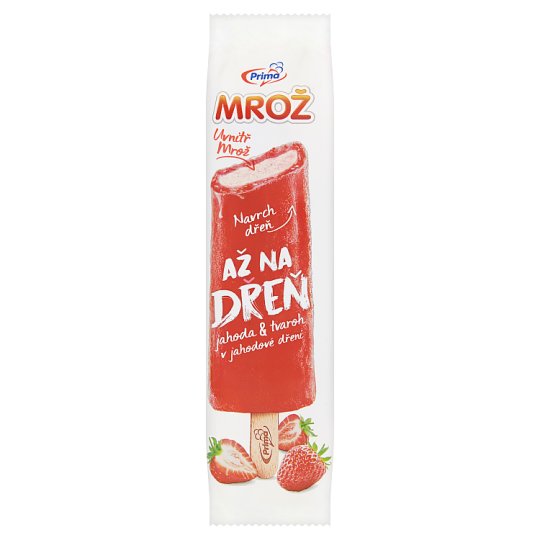 Prima Mrož Až na dřeň jahoda & tvaroh v jahodové dřeni 60ml