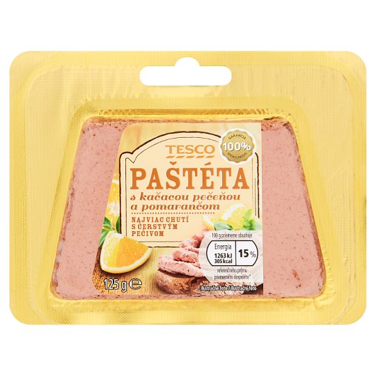 Tesco Pate With Duck Liver And Orange 125g Tesco Groceries tesco-pate-with-duck-liver-and-orange-125g-tesco-groceries