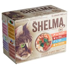 Shelma Bezobilné sušené filetky 12 x 85g