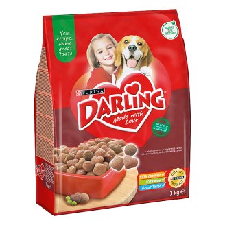 DARLING granule pro psy s hovězím a přidanou vybranou zeleninou 3kg