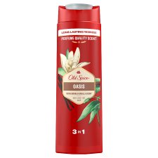 Old Spice Oasis Men’s Shower Gel & Shampoo 400ml Multi-Use 3-in-1 Hair-Face-Body Wash