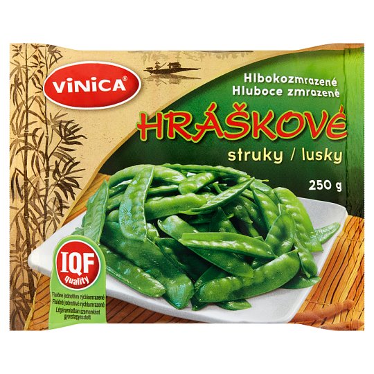 Vinica Hluboce zmrazené hráškové lusky 250g