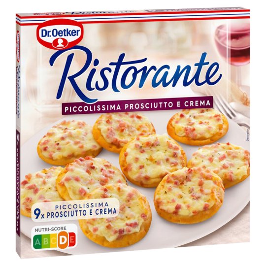 Dr. Oetker Ristorante Pizza Piccolissima Prosciutto E Crema 9 ks 216g