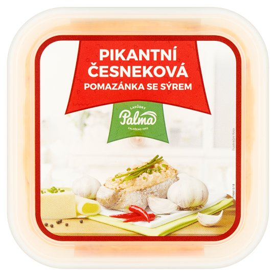 Lahůdky Palma Pikantní česneková pomazánka se sýrem 150g