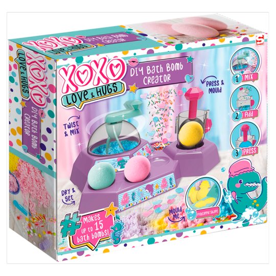 XOXO DIY Bath Bomb Station 15 Bath Bombs Tesco Potraviny
